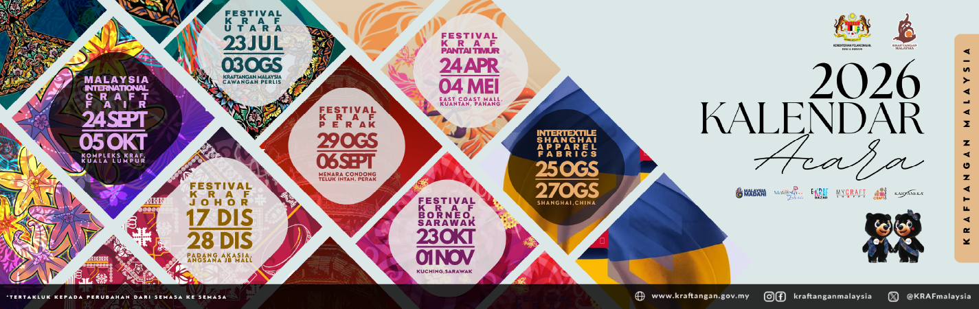 KALENDAR ACARA Kraftangan'26